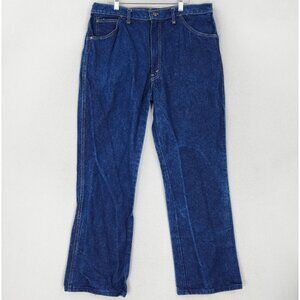Dee Cee Jeans Mens 38X30 Blue Vintage Straight Leg Cotton USA Made Rigid Denim